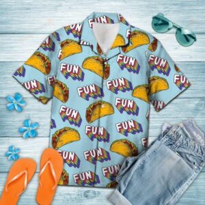 Taco Fun Summer Multicolor Unique Design Hawaiian Shirt  - Thelegend59