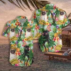 Taco Pug Are Ready For Summer Hawaiian Shirt  - Thelegend59