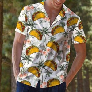 Taco Tropical Vintage Multicolor Unique Design Hawaiian Shirt  - Thelegend59