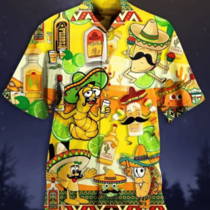 Tacos Tequila Hawaiian Shirts Aloha Hawaiian Shirt Aloha Hawaiian Shirts For Summer - For Men And Women - Kids  - Thelegend59