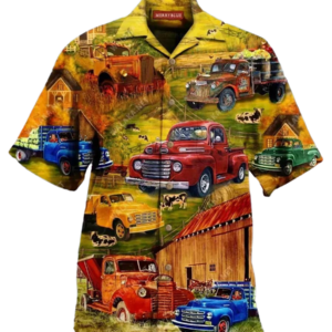 Take Me On A Road Trip Pickup Truck Colorful Unique Design Hawaiian Shirt  - Thelegend59