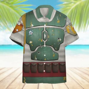 Tar Wars Boba Fett Hawaiian Shirt  - Thelegend59