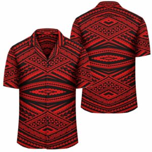 Tatau Red Hawaiian Shirt  - Thelegend59