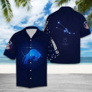 Taurus Horoscope Zodiac Hawaiian Shirt Birthday Gifts  - Thelegend59