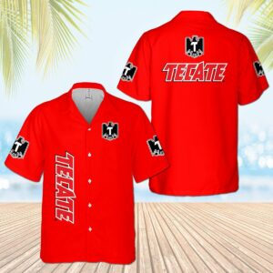 Tecate All Over Print 3D Aloha Summer Beach Hawaiian Shirt  - Thelegend59