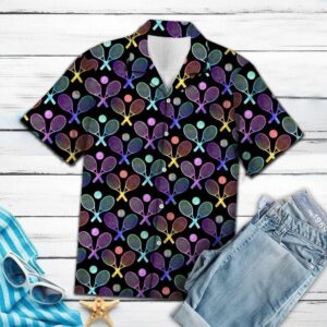 Tennis Colorful Best Design Hawaiian Shirt  - Thelegend59