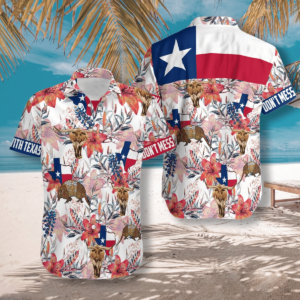 Texas Longhorn Hawaiian Shirt - For Men And Women - Kids  - Thelegend59