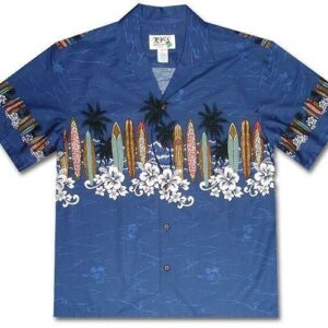 The Boardroom Blue Hawaiian Shirt  - Thelegend59