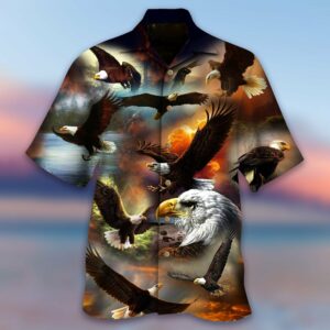 The Eagle Soars Hawaiian Shirt  - Thelegend59
