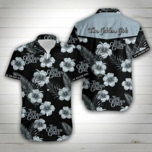 The Golden Girls Hawaiian Graphic Print Short Sleeve  - Thelegend59
