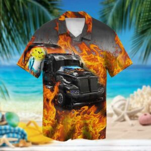 The Love Of Trucks Hawaiian Shirt  - Thelegend59