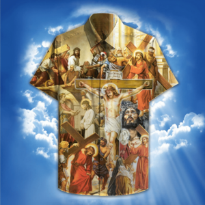 The Station Of The Cross - Hawaiian Shirts - For Men And Women - Kids  - Thelegend59