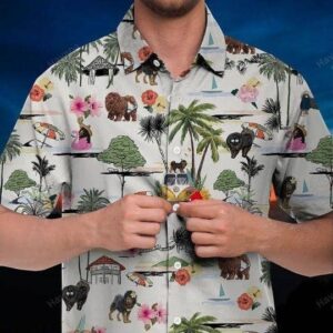 Tibetan Mastiff Hawaiian Shirt Hawaii Beach Retro  - Thelegend59
