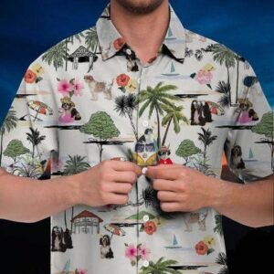 Tibetan Terrier Hawaiian Shirt Hawaii Beach Retro  - Thelegend59