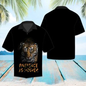 Tiger Black Awesome Design Hawaiian Shirt  - Thelegend59