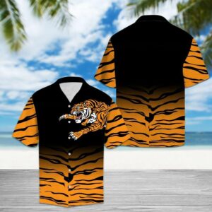 Tiger Orange Best Design Hawaiian Shirt  - Thelegend59