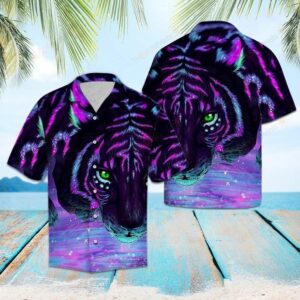 Tiger Purple Amazing Design Hawaiian Shirt  - Thelegend59