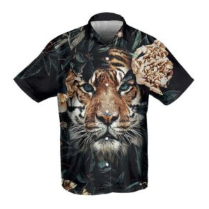 Tiger Tropical Hawaiian Shirt  - Thelegend59