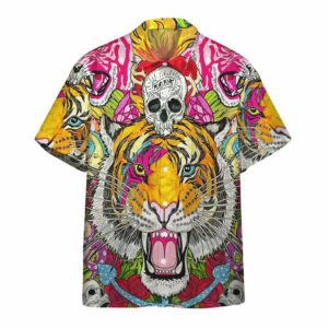 Tigers Tropical Hawaiian Shirt  - Thelegend59