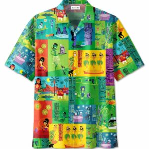 Tiki Tiki Life Mortem Unisex Hawaiian Aloha Hawaiian Shirtss  - Thelegend59