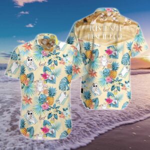Toes In Sand Nose In Book Cat Hawaiian Shirt  - Thelegend59