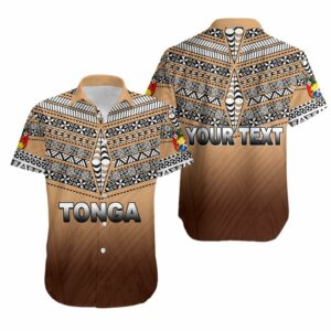 Tonga Hawaiian Shirt Ngatu N Gold Style  - Thelegend59