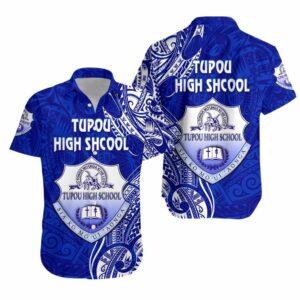 Tonga Tupou High School Hawaiian Shirt Simple Vibes  - Thelegend59