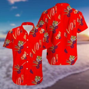 Tony Montana Red Unisex Hawaiian Aloha Hawaiian Shirtss  - Thelegend59