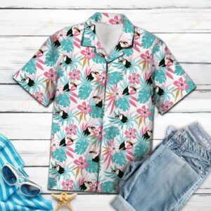 Toucan Bird Flower Multicolor Best Design Hawaiian Shirt  - Thelegend59