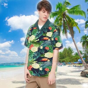 Toucan Bird Funny Tropical Hawaiian Shirt 3D  - Thelegend59