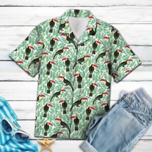 Toucan Bird Leaves Green Nice Design Hawaiian Shirt  - Thelegend59