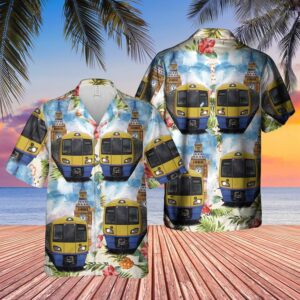 Train Driver  Blue Unique Design Unisex Hawaiian Shirt  - Thelegend59