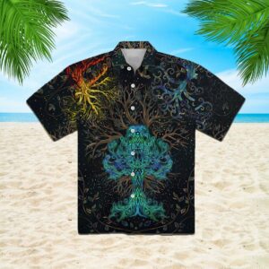 Tree Of Life Spirits Never Die Hawaiian Shirt  - Thelegend59