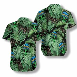 Tropical Alien Spider Hawaiian Shirt  - Thelegend59