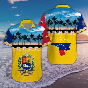 Tropical Beach Venezuela Aloha Hawaiian Shirts  - Thelegend59