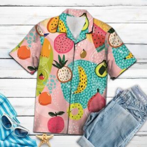 Tropical Fruit Multicolor Unique Design Hawaiian Shirt  - Thelegend59