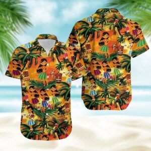Tropical Girls Dancing Hawaiian Aloha Hawaiian Shirtss  - Thelegend59