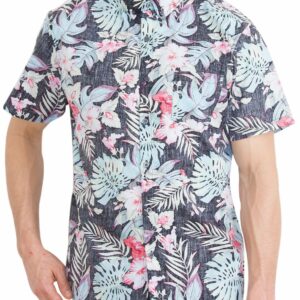 Tropical Gray High Quality Hawaiian Shirt  - Thelegend59