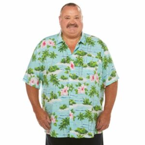 Tropical Island Blue Awesome Design Hawaiian Shirt  - Thelegend59