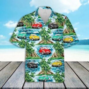 Tropical Island Multi Color Cars Hawaiian Shirts  - Thelegend59