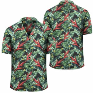 Tropical Monstera Leaf Green Mix Hawaiian Shirt  - Thelegend59