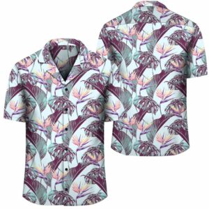 Tropical Monstera Leaf Hawaiian Shirt  - Thelegend59