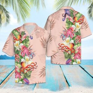 Tropical Octopus Hawaiian Shirt  - Thelegend59