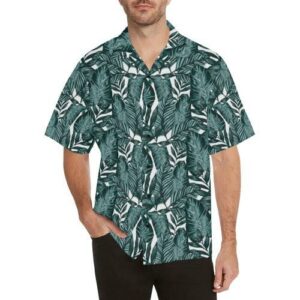 Tropical Palm Leaves Pattern Hawaiian Shirt  - Thelegend59