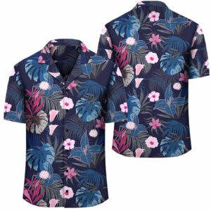 Tropical Palm Tree And Flower Hawaiian Shirt  - Thelegend59