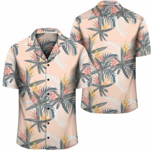 Tropical Pattern Pink Hawaiian Shirt  - Thelegend59