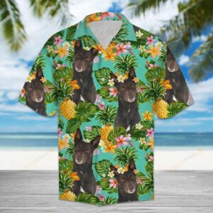 Tropical Pineapple Australian Kelpie Multicolor Unique Design Hawaiian Shirt  - Thelegend59