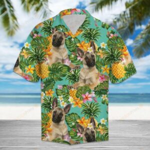 Tropical Pineapple Belgian Shepherd Multicolor Amazing Design Hawaiian Shirt  - Thelegend59