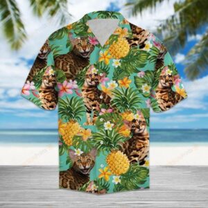Tropical Pineapple Bengal Multicolor Best Design Hawaiian Shirt  - Thelegend59