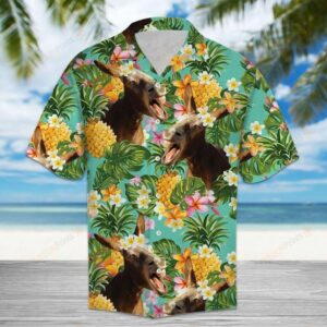 Tropical Pineapple Donkeys Multicolor Nice Design Hawaiian Shirt  - Thelegend59
